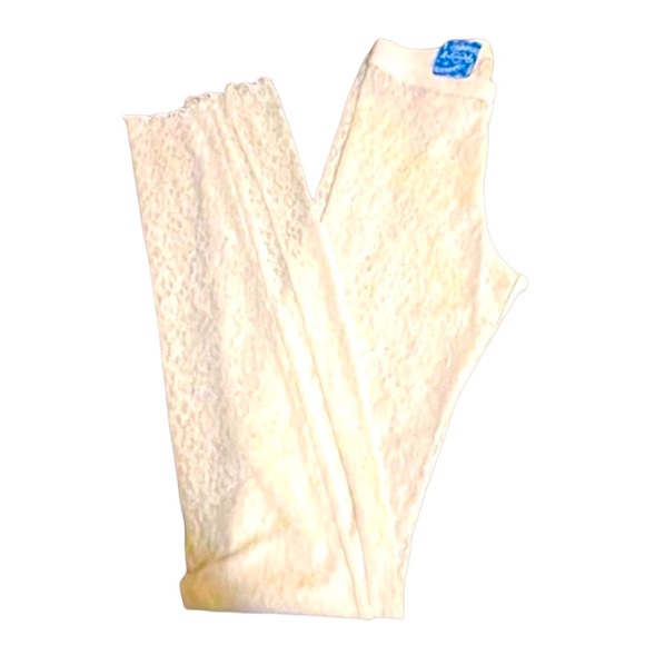 COPY - NWT FP Intimately Layered in Lace Leggings ivory sheer - Picture 5 of 11